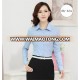 HOT SALE simple design ladies uniform shirts with competitive price